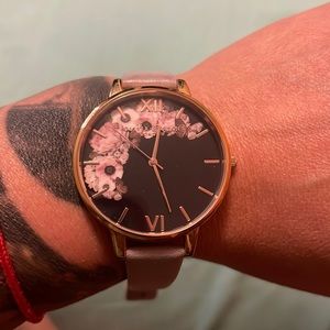 Olivia Burton Womens floral watch